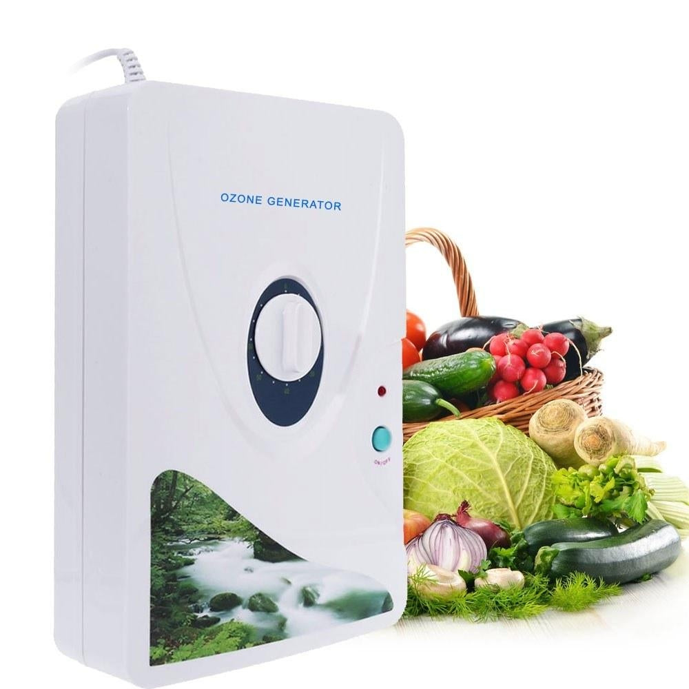 600mg,h Ozone Generator Ozonator O3 Timer Air Purifiers Purify Oil Vegetable Meat Water Image 5