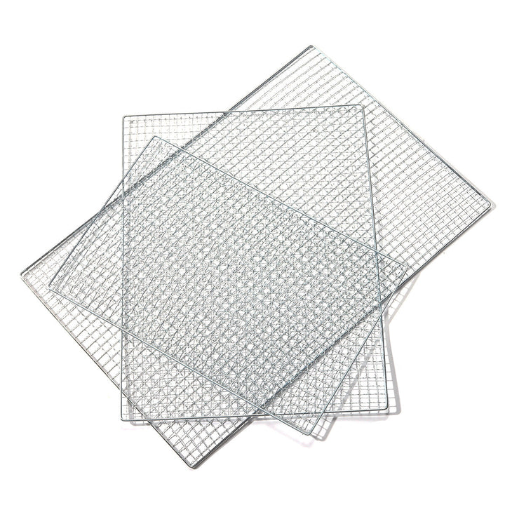 5Pcs,Set BBQ Grill Net Fish Vegetable Barbecue Steel Grid Grilling Cooking Tools Image 4