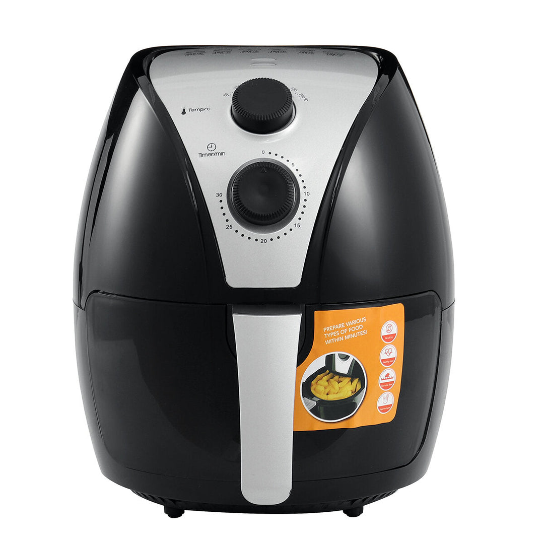 5L Air Fryer Rapid Healthy Cooker Oven Low Fat Oil Free 220-240V-Black Image 3