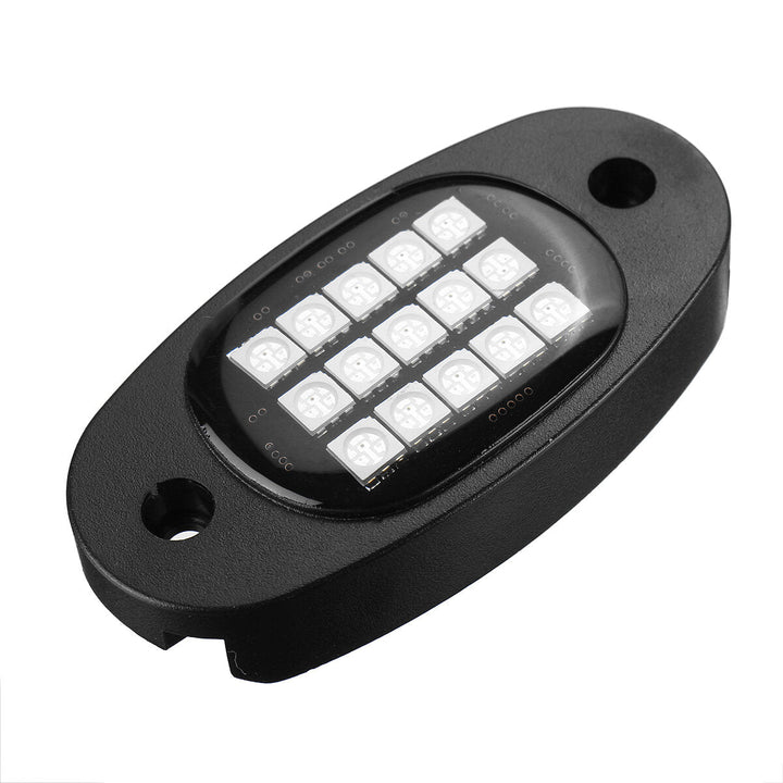 6-in-1 RGB LED Rock Light Fender Underbody Atmosphere Lamp Remote bluetooth APP Image 8