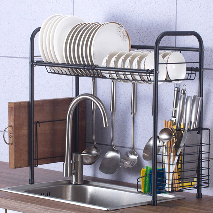 60,70,80,90cm 304 Stainless Steel Single Layer Rack Shelf Storage for Kitchen Dishes Arrangement Image 1