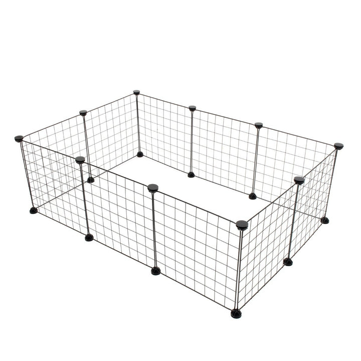 6,10 Panels Foldable Pet Puppy Playpen Crate Fence Kennel Exercise Animal Cage Ped Bed Image 3