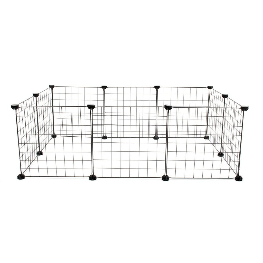 6,10 Panels Foldable Pet Puppy Playpen Crate Fence Kennel Exercise Animal Cage Ped Bed Image 4