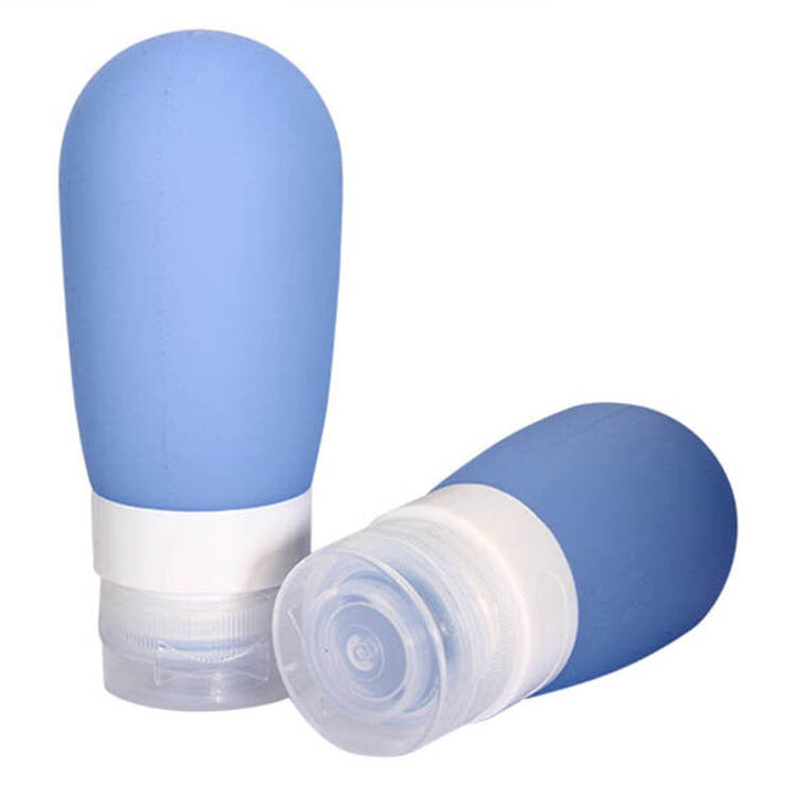 60 And 80ml Bathroom Portable Travel Silica Gel Box Shampoo Bottles Lotion Container Image 1