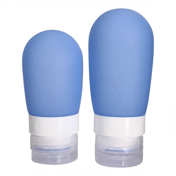 60 And 80ml Bathroom Portable Travel Silica Gel Box Shampoo Bottles Lotion Container Image 8