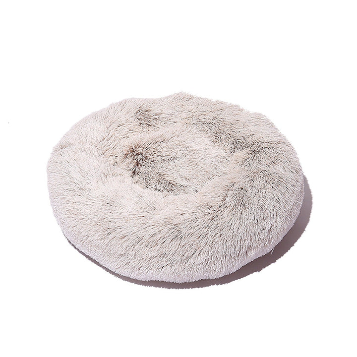 60cm Plush Fluffy Soft Pet Bed for Cats and Dogs Calming Bed Pad Soft Mat Home Image 3