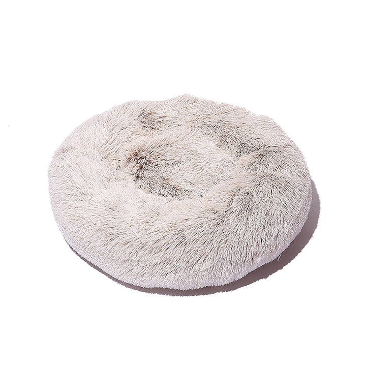 60cm Plush Fluffy Soft Pet Bed for Cats and Dogs Calming Bed Pad Soft Mat Home Image 1