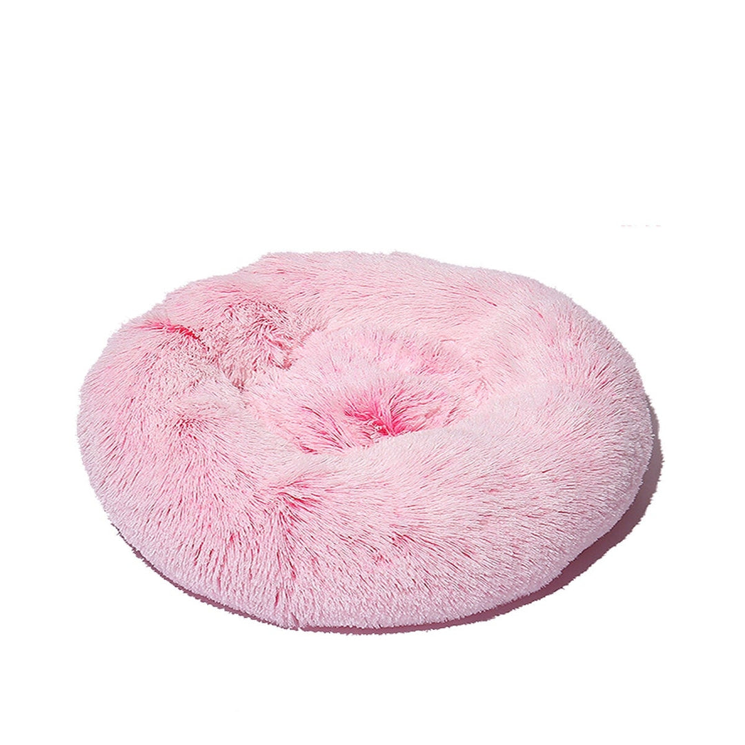 60cm Plush Fluffy Soft Pet Bed for Cats and Dogs Calming Bed Pad Soft Mat Home Image 5