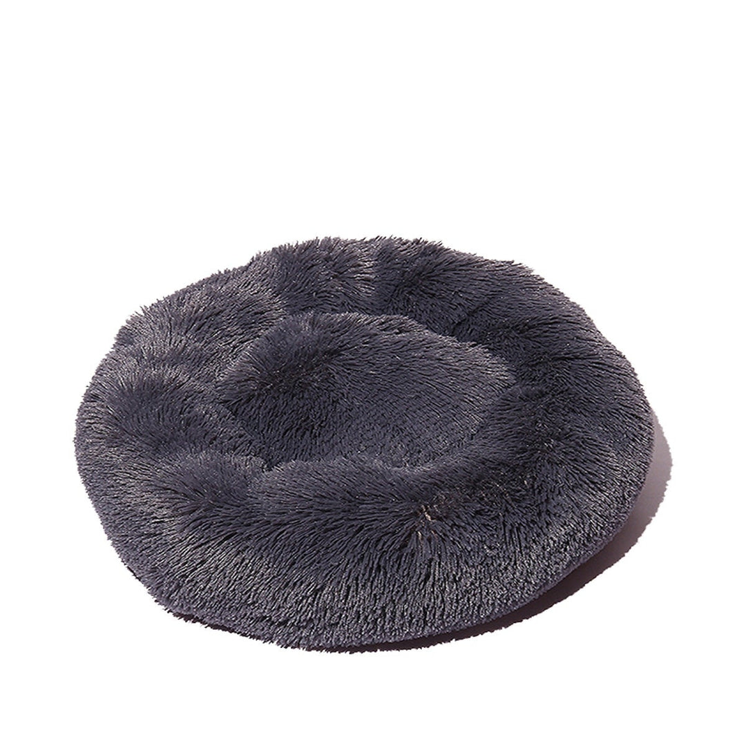 60cm Plush Fluffy Soft Pet Bed for Cats and Dogs Calming Bed Pad Soft Mat Home Image 6