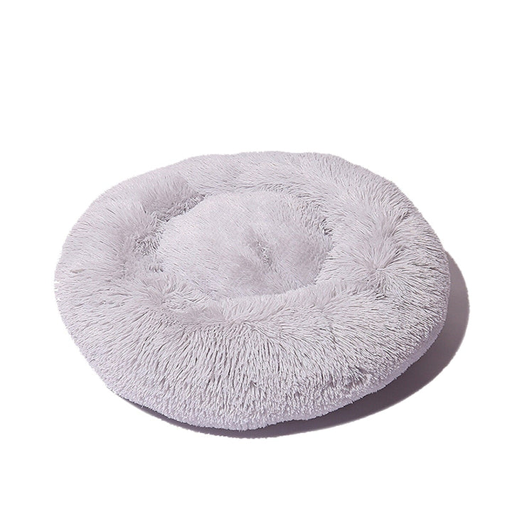 60cm Plush Fluffy Soft Pet Bed for Cats and Dogs Calming Bed Pad Soft Mat Home Image 7