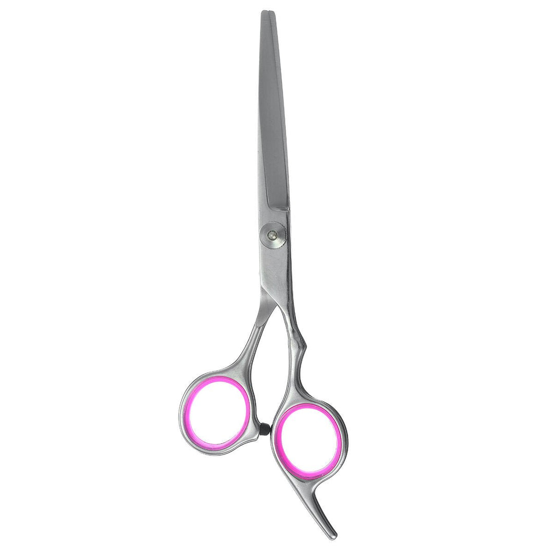 6Pcs Stainless Pet Dog Cat Hair Grooming Scissors Cutting Curved Thinning Shears Image 9