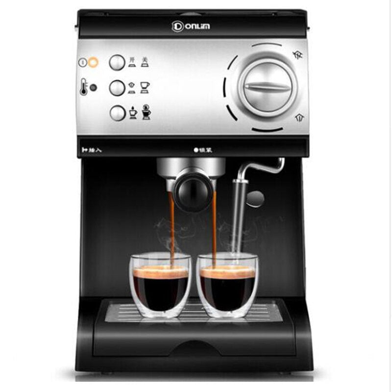 850W Full Semi-automatic Coffee Machine Steam Milk Foam Instant Home Commercial Image 5