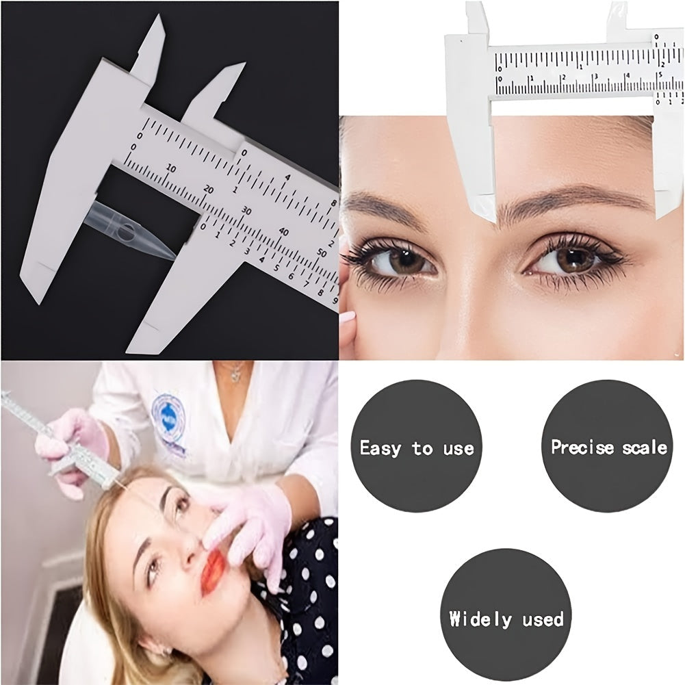 6Inch 150mm Mini Vernier Caliper Double Scale Plastic Measuring Tool 2pcs Image 6