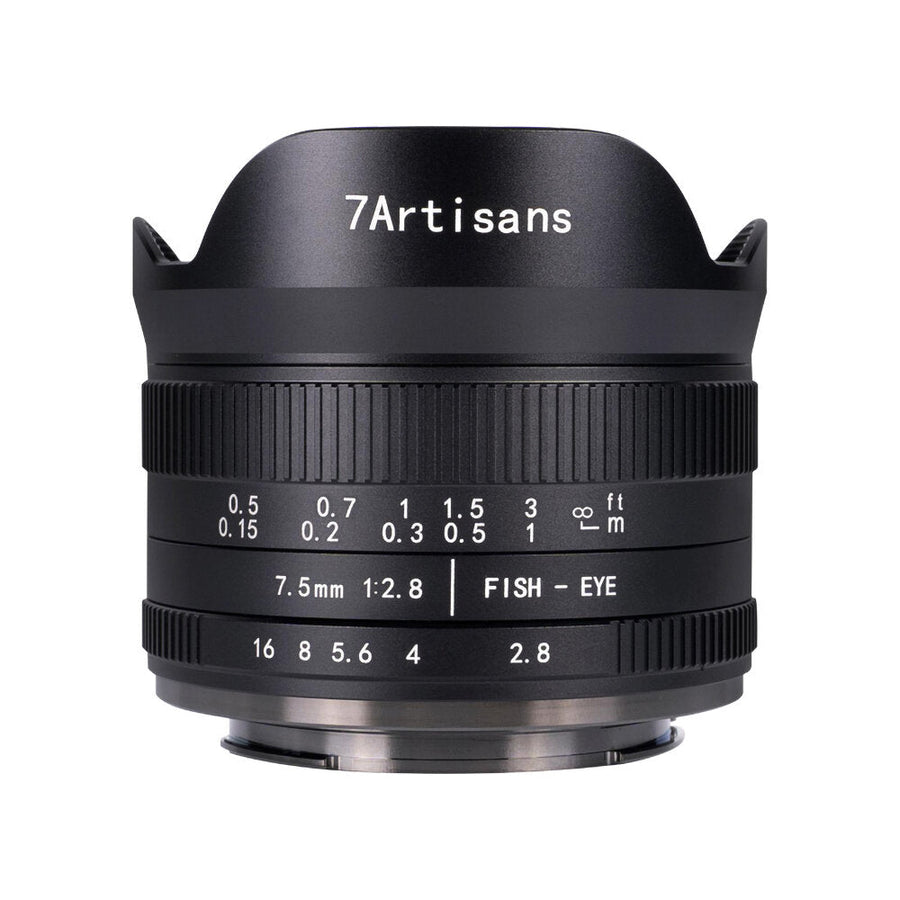 7.5mm f2.8 Fisheye Lens 180 APS-C Manual Fixed Lens for Canon EOS-M Mount for Fuji FX for Sony Cameras Image 1