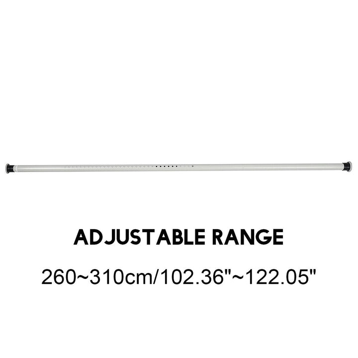 70-410CM Extendable Shower Curtain Pole Rail Telescopic Clothes Curtain Rod Pole Image 6