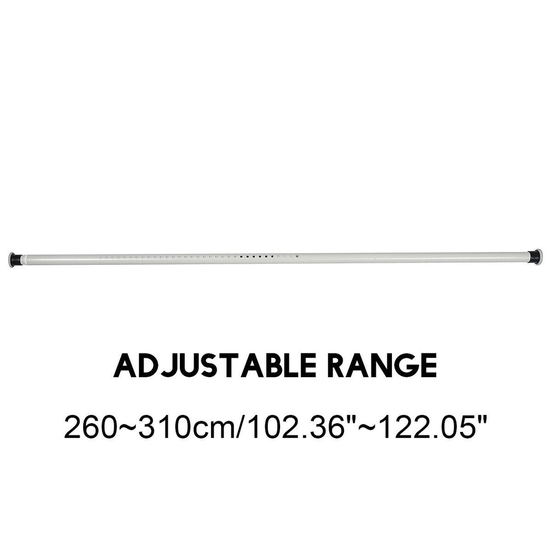 70-410CM Extendable Shower Curtain Pole Rail Telescopic Clothes Curtain Rod Pole Image 1