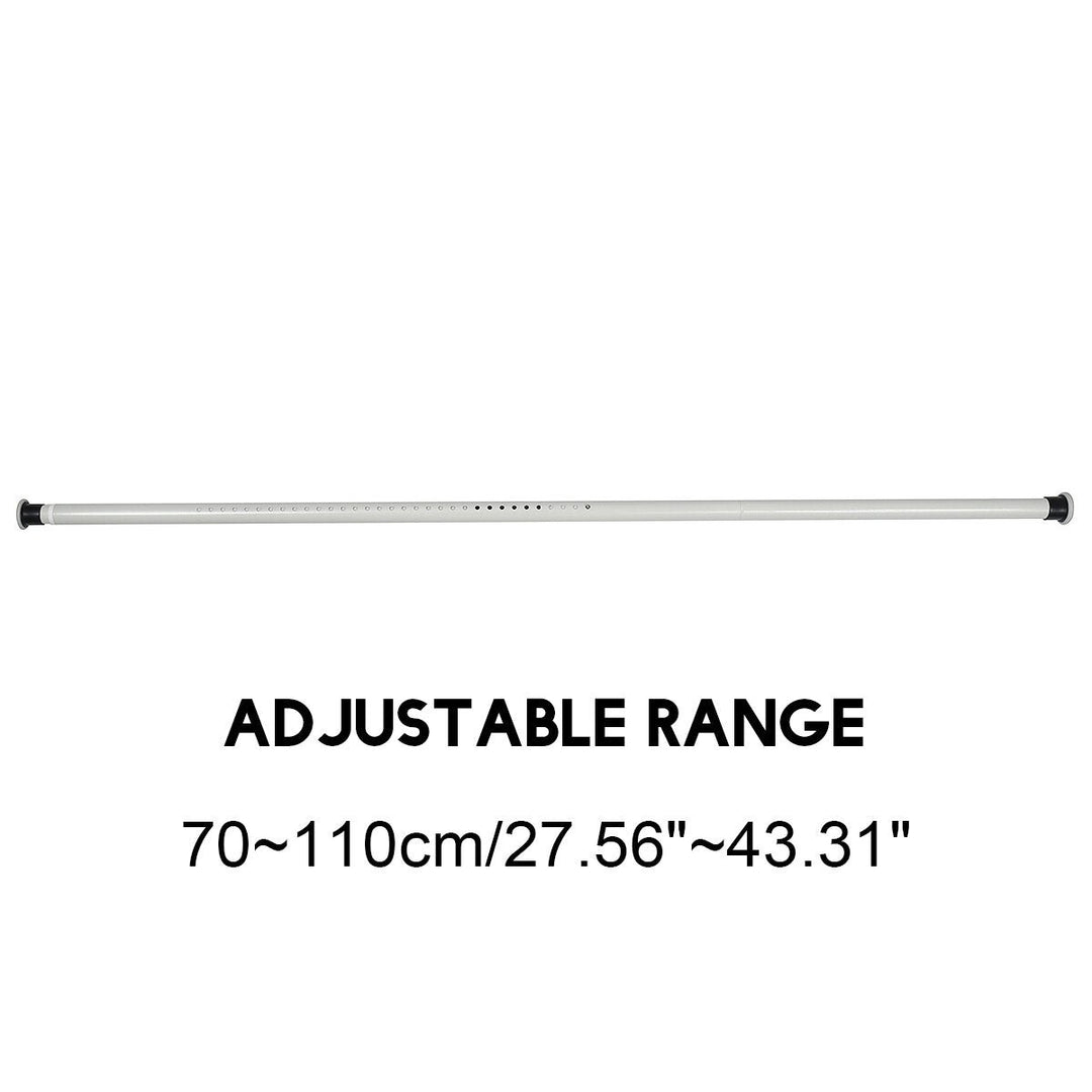 70-410CM Extendable Shower Curtain Pole Rail Telescopic Clothes Curtain Rod Pole Image 7