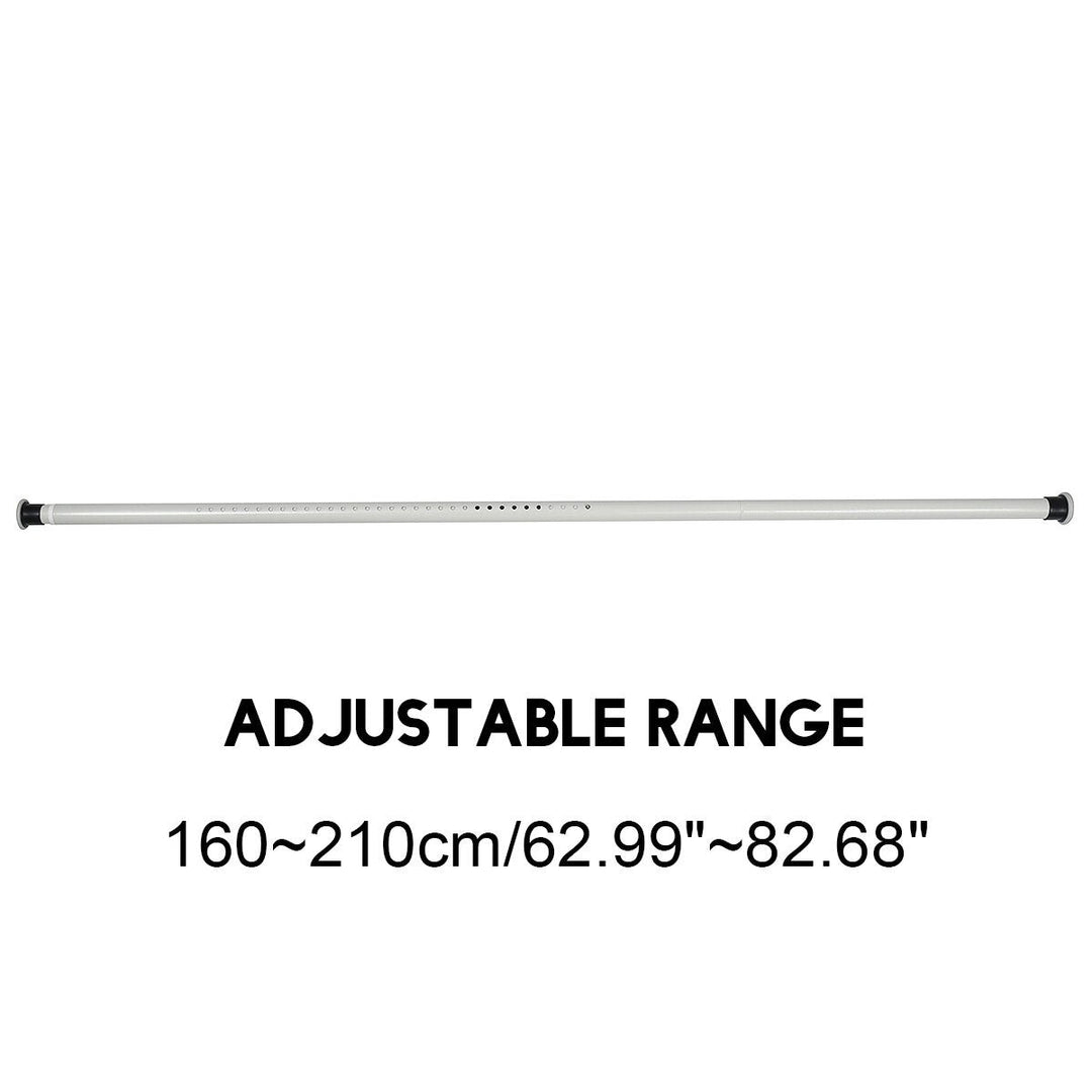 70-410CM Extendable Shower Curtain Pole Rail Telescopic Clothes Curtain Rod Pole Image 9