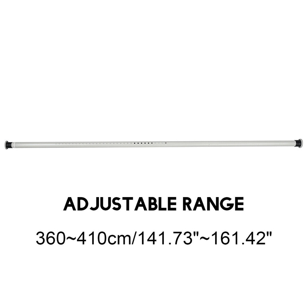 70-410CM Extendable Shower Curtain Pole Rail Telescopic Clothes Curtain Rod Pole Image 10