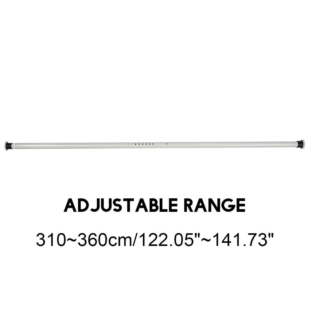 70-410CM Extendable Shower Curtain Pole Rail Telescopic Clothes Curtain Rod Pole Image 11