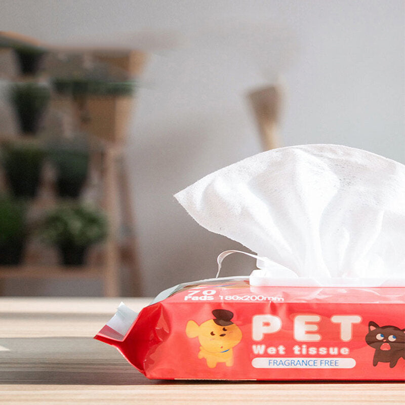 70 Pieces Pet Special Wipes Cats And Dogs Wipes Clean Pet Wipes Summer Puppy Supplies Image 4