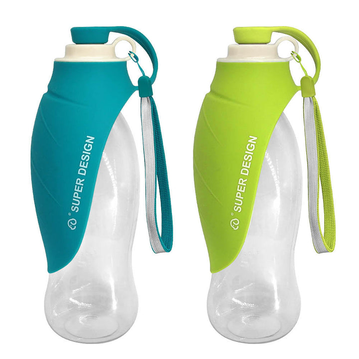 650ml Sport Portable Leaf Pet Dog Water Bottle Expandable Silicone Travel Dog Bottles Bowl For Puppy Cat Image 4