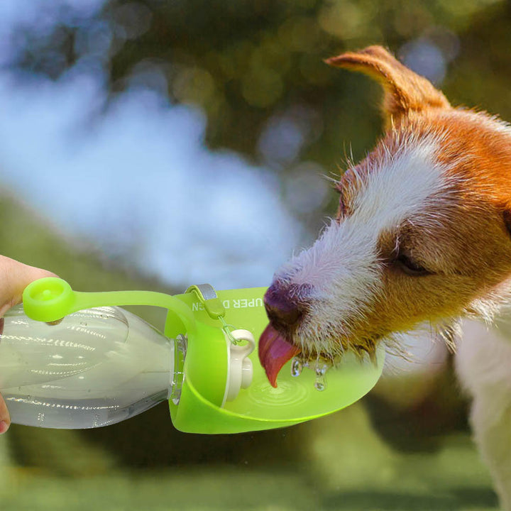 650ml Sport Portable Leaf Pet Dog Water Bottle Expandable Silicone Travel Dog Bottles Bowl For Puppy Cat Image 6