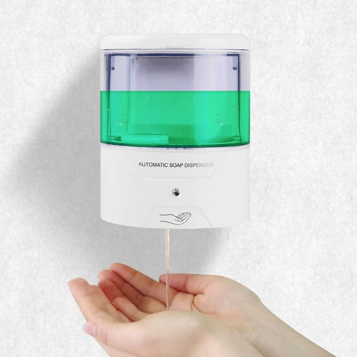 700ML Automatic Sensor Soap Foam Liquid Dispenser Touch Free Wall Mounted Soap Sanitizer Pump Image 10