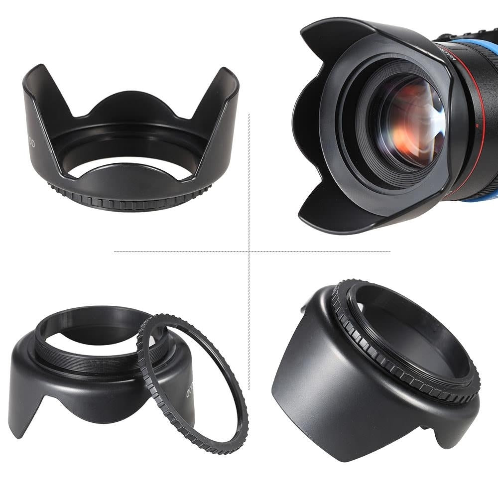 67mm Filter Kit (UV+CPL+FLD) + Nylon Carry Pouch Lens Cap Holder Hood Image 1