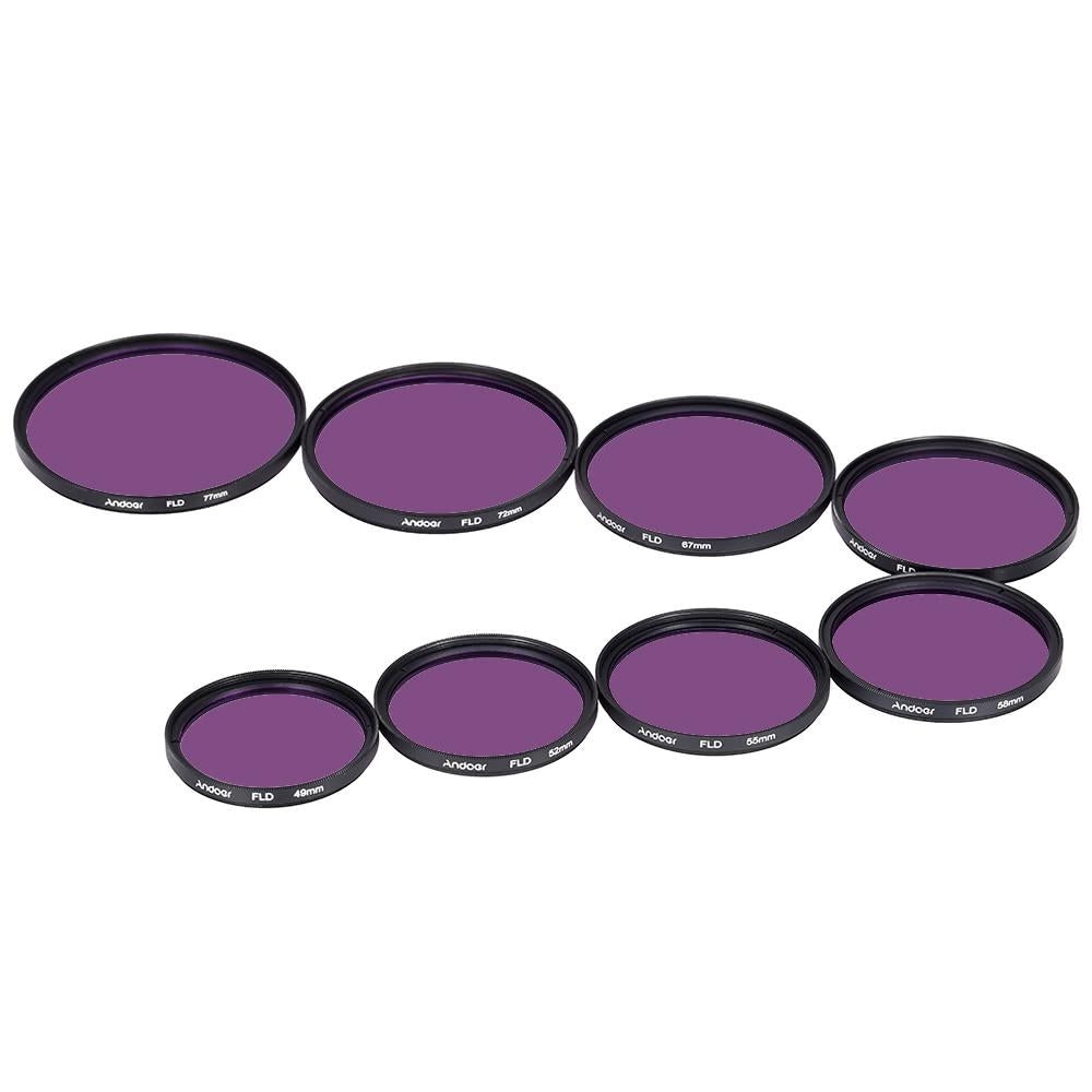 67mm Filter Kit (UV+CPL+FLD) + Nylon Carry Pouch Lens Cap Holder Hood Image 2