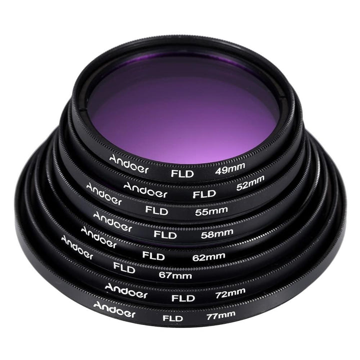 67mm Filter Kit (UV+CPL+FLD) + Nylon Carry Pouch Lens Cap Holder Hood Image 5