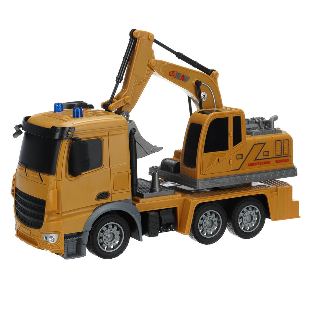 6CH RTR RC Car Mixer Tanker, Dump Truck, Crane Vehicle, Excavator Off-Road Vehicles Drift Model Toys Image 8