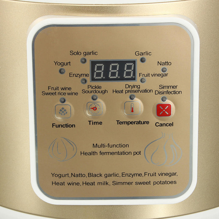 6L Large Capacity Automatic Black Garlic Fermenter Yoghurt Natto Maker Machine Image 8