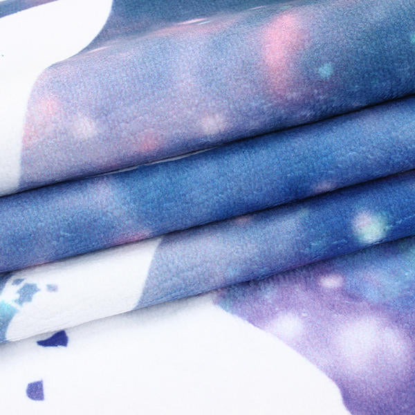 70x140cm Polyester Fiber Galaxy YOLO Pattern Bath Beach Towel Soft Reactive Print Washcloth Image 2