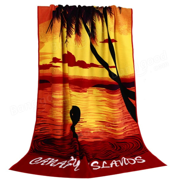 70x150cm Coconut Trees Amorous Feelings Quick Dry Beach Towels Absorbent Microfiber Bath Towel Image 8