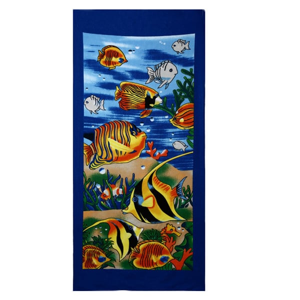 70x150cm Blue Dolphin Penguin Print Absorbent Microfiber Beach Towels Quick Dry Bath Towel Image 7