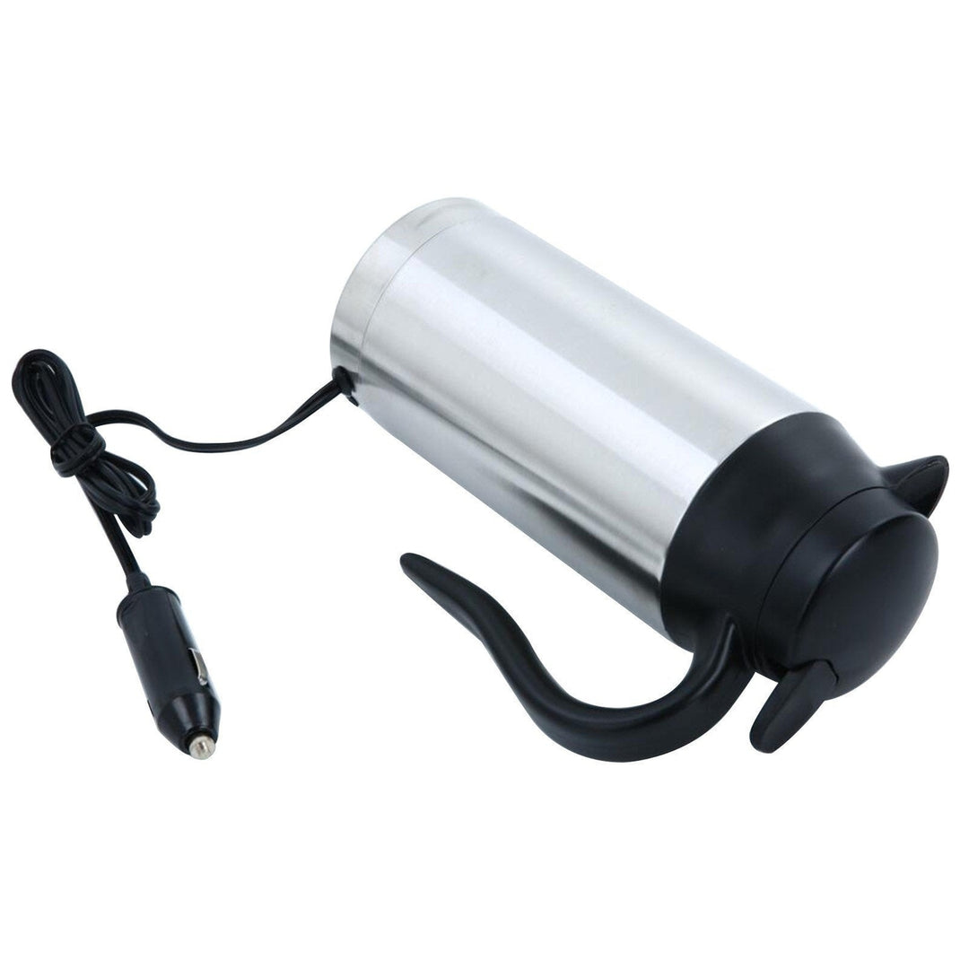 750ml Stainless Steel Car Electric Kettle Heating Insulation Mug Travel Pot 12V Image 2