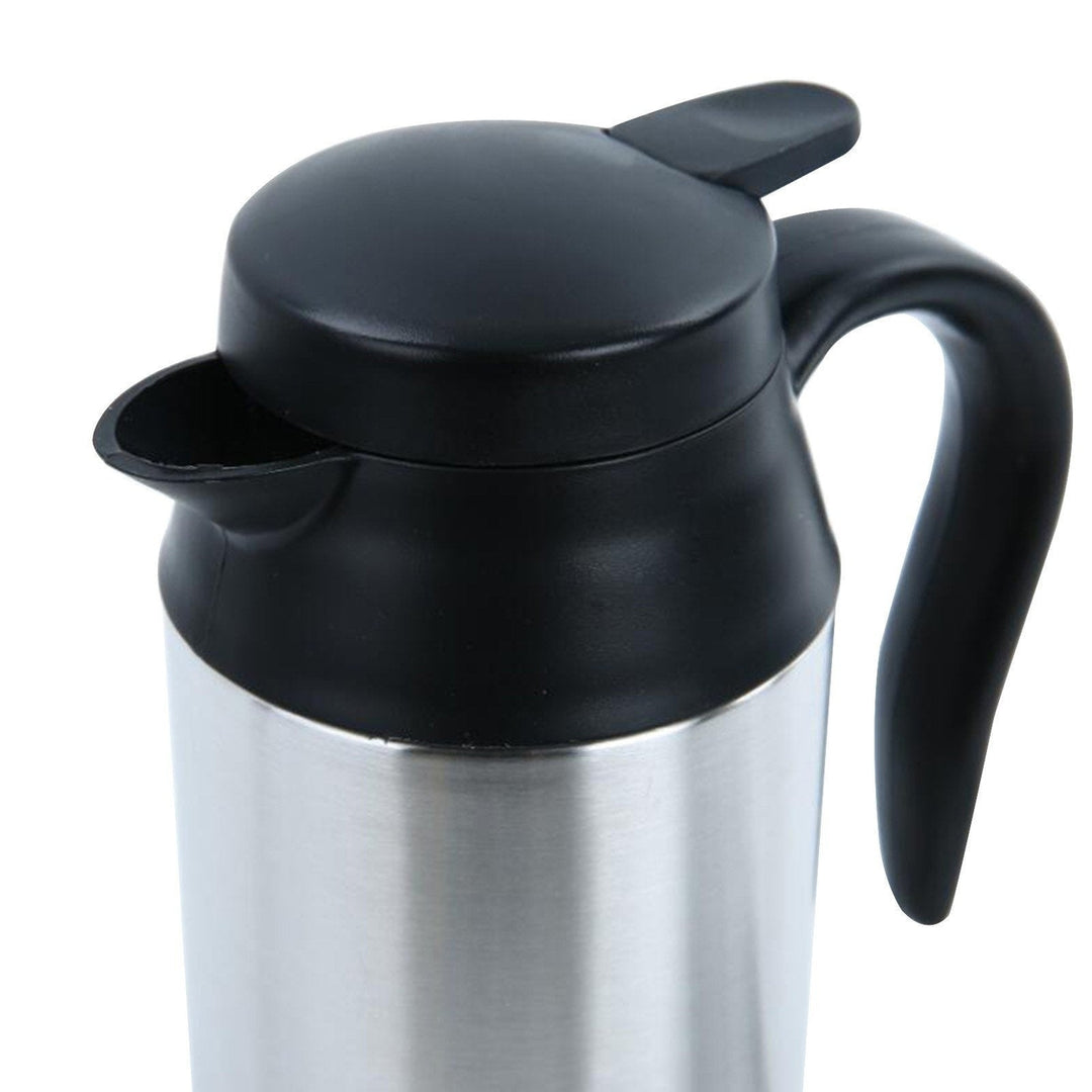 750ml Stainless Steel Car Electric Kettle Heating Insulation Mug Travel Pot 12V Image 3