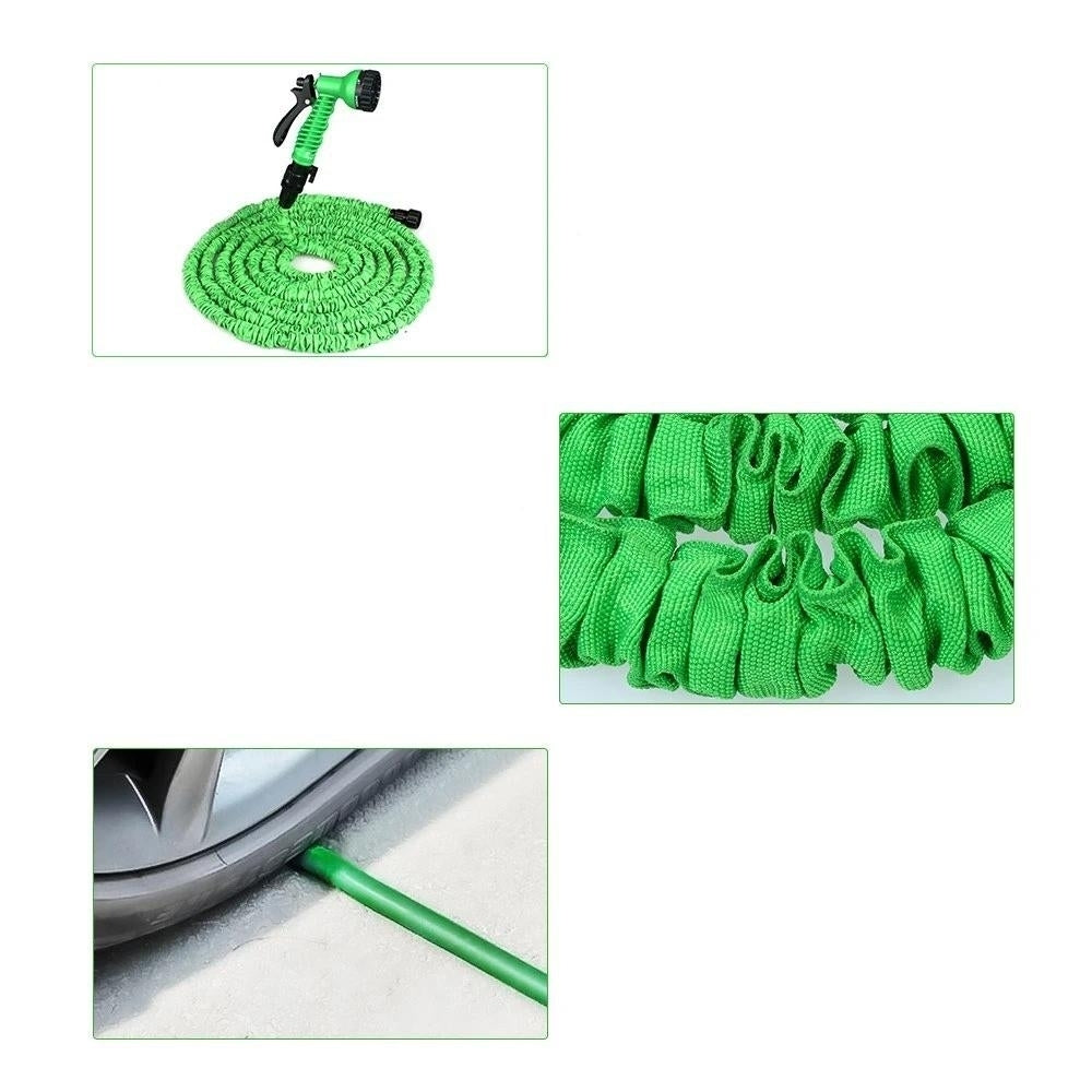 75FT Garden Hose Upgrade Expandable Magic Flexible Water Hose Plastic Hoses Pipe Image 7