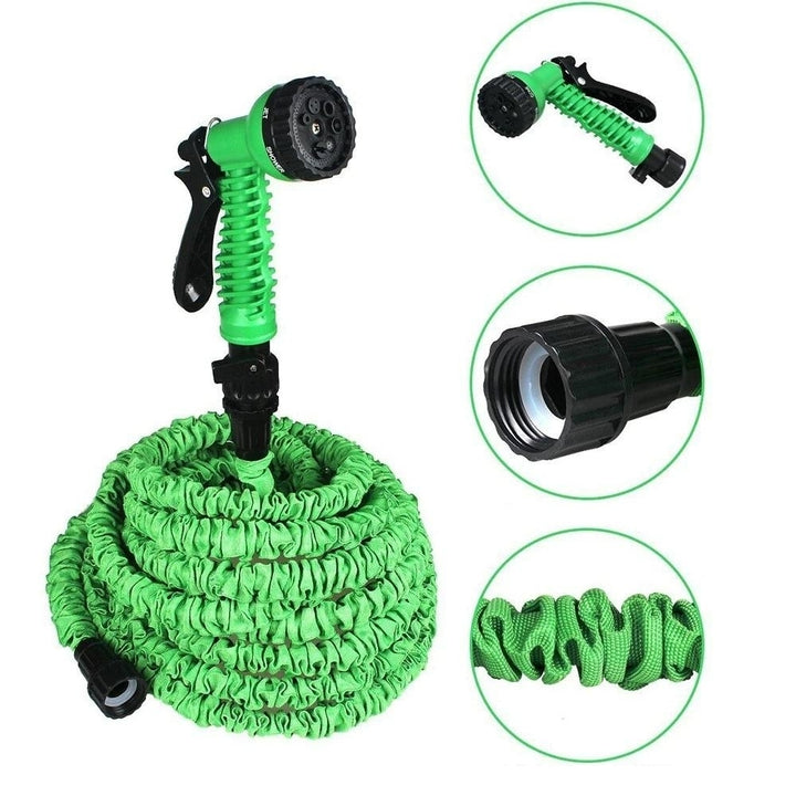 75FT Garden Hose Upgrade Expandable Magic Flexible Water Hose Plastic Hoses Pipe Image 12