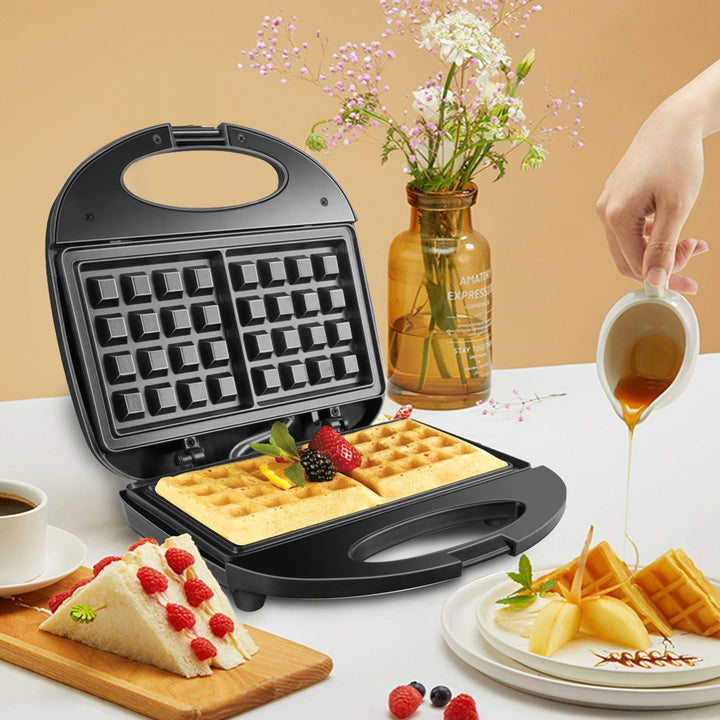 750W Electric Waffles and Sandwich Maker Machine Image 11