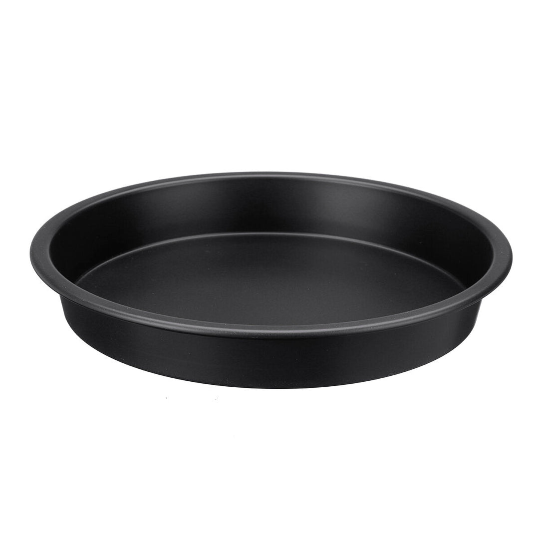 8 Inch Non-stick Pizza Pan Tray Plate Round Carbon Steel Fit for 4.2-6.8QT Air Fryer Image 5