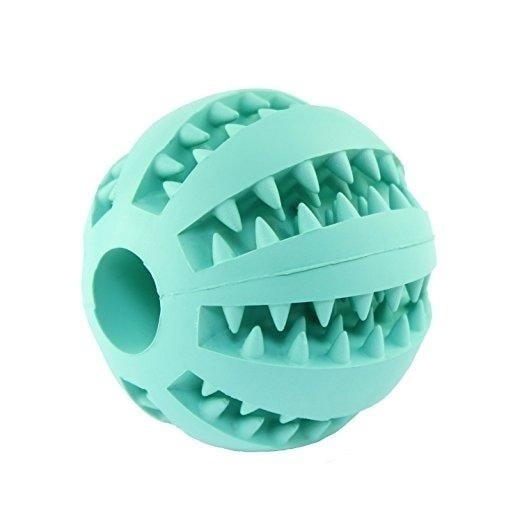 7CM Interactive IQ Treat Ball Rubber Dog Balls Toys with Bite Resistant Soft Rubber Dog Balls Image 3