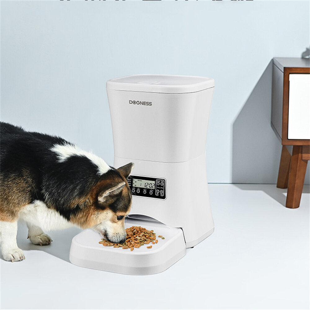 7L,9L Automatic Pet Feeder Timed Programmable Auto Dog Food Dispenser Feeder for Cat Puppy Supplies Voice Recording Image 2