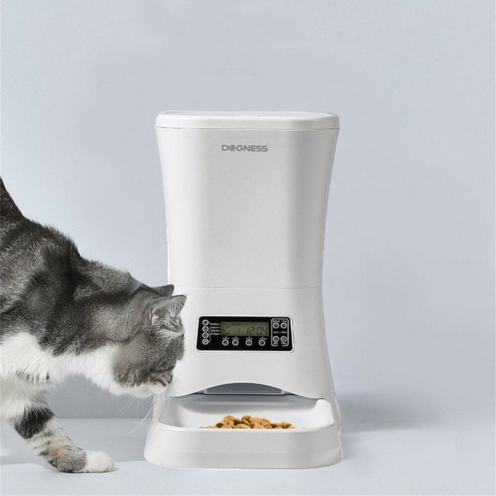 7L,9L Autoxic Pet Feeder Timed Programmable Autoxice Recording,Battery and Plug-in Power Image 2