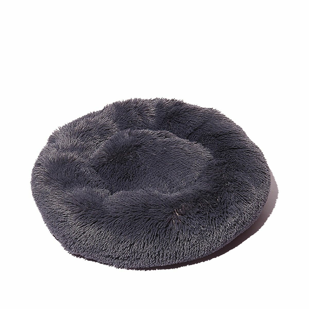 80cm Plush Fluffy Soft Pet Bed for Cats and Dogs Calming Bed Pad Soft Mat Home Image 6