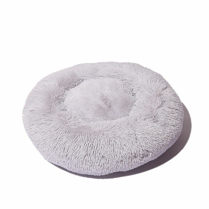 80cm Plush Fluffy Soft Pet Bed for Cats and Dogs Calming Bed Pad Soft Mat Home Image 7