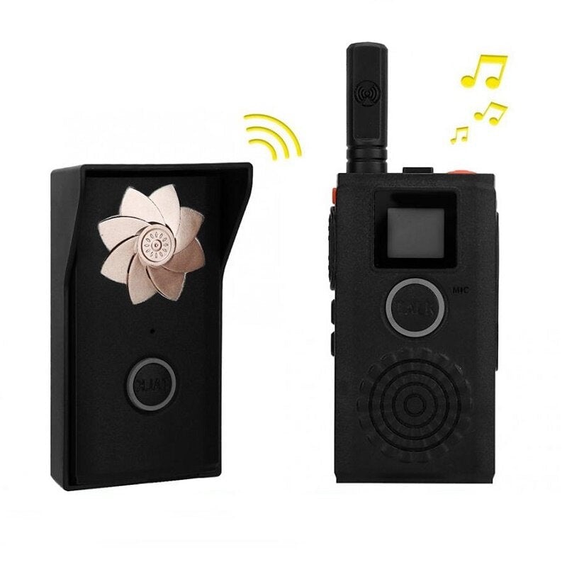 AC100-240V Mini Outdoor Wireless Intercom Doorbell Walkie-Talkie Waterproof Rechargeable Door Bell for Home Hotel KTV Image 1