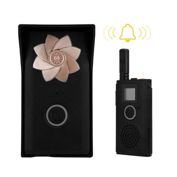 AC100-240V Mini Outdoor Wireless Intercom Doorbell Walkie-Talkie Waterproof Rechargeable Door Bell for Home Hotel KTV Image 2