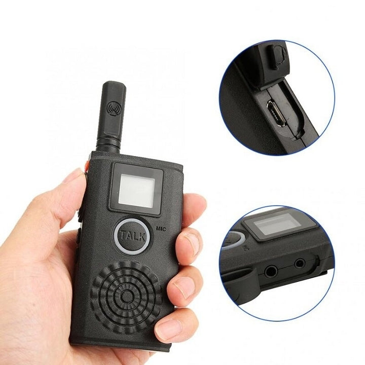 AC100-240V Mini Outdoor Wireless Intercom Doorbell Walkie-Talkie Waterproof Rechargeable Door Bell for Home Hotel KTV Image 3